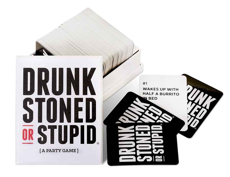 Awestuffs Drunk Stoned OR Stupid Party Game Adult Humor Card Games