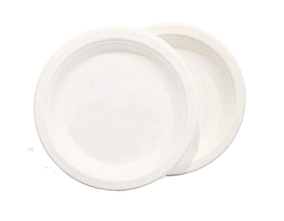 Bio-Degradable Bagasse Plate | Round | 7 inch | Vinay Trading