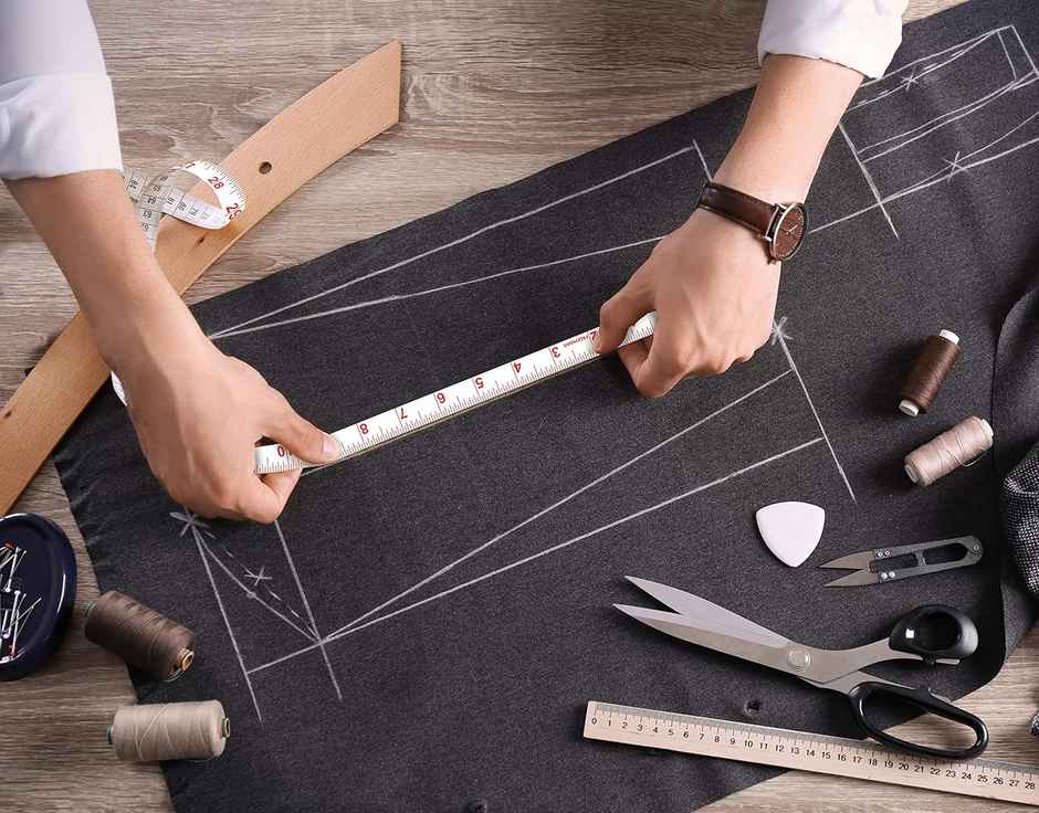 FREEMANS Tailor Soft Measuring Tape | Double Sided | 150 cm | White