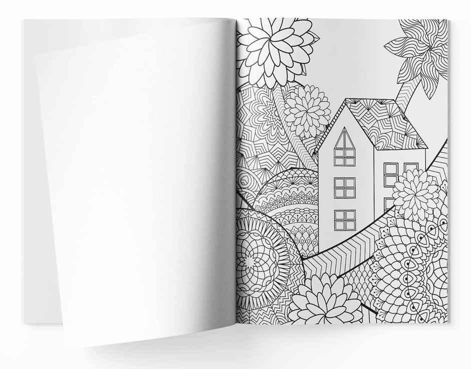 Relaxing Mandala Coloring Book For Adults