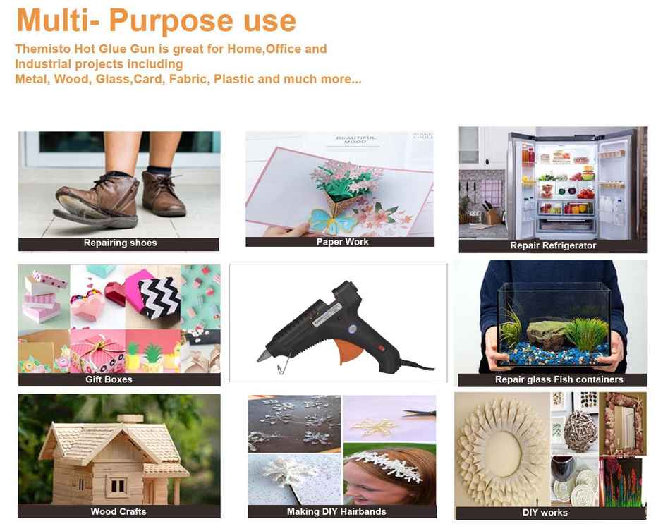 Aptech Deals 100 W Glue Gun With 5 Glue Sticks