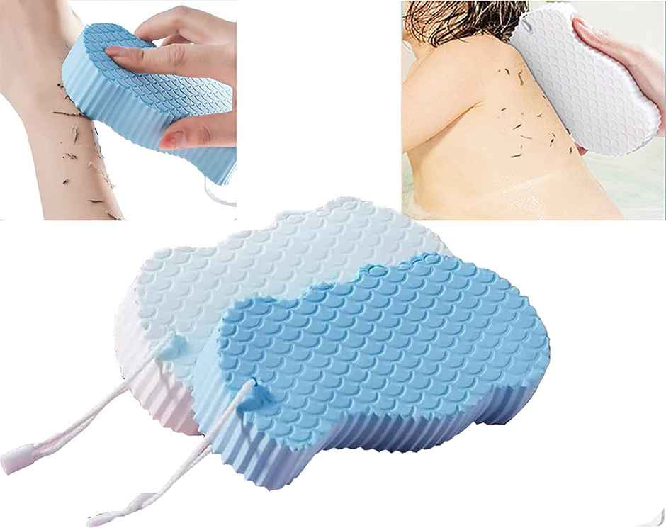 Perpetual Mart Makeup Dead Skin Remover Sponge | Face & Body Scrubber | For Men & Women