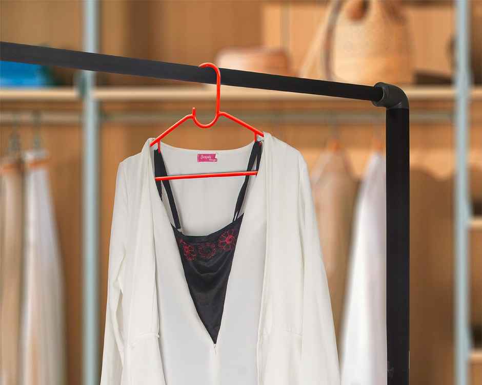 Happytohang Tubomax Polypropylene Hanger, Pack Of 6