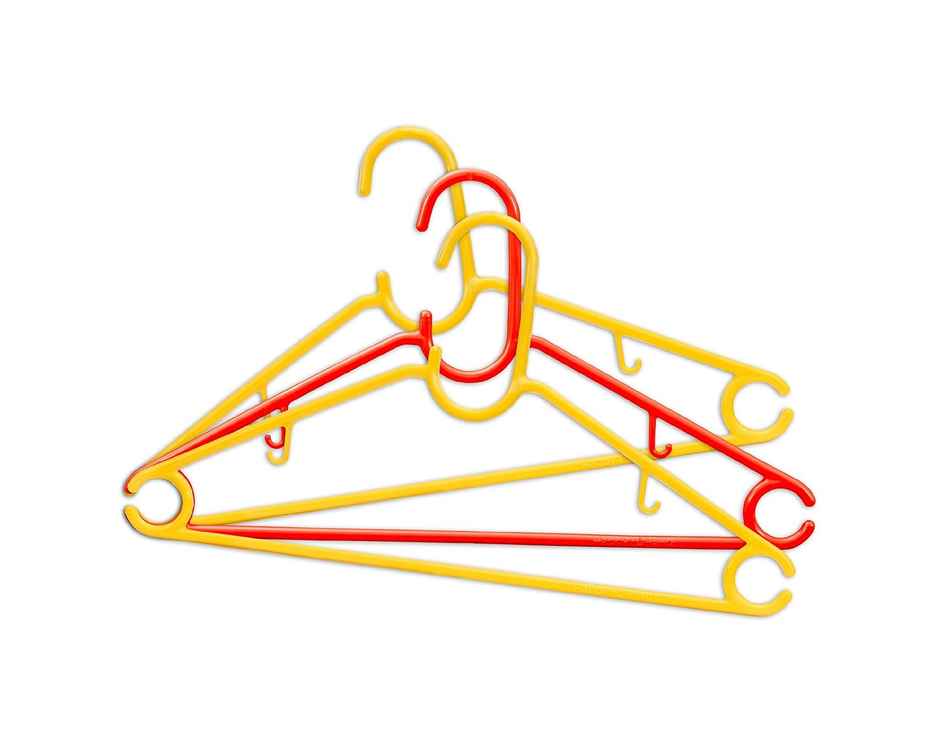Happytohang Tubomax Polypropylene Hanger, Pack Of 6