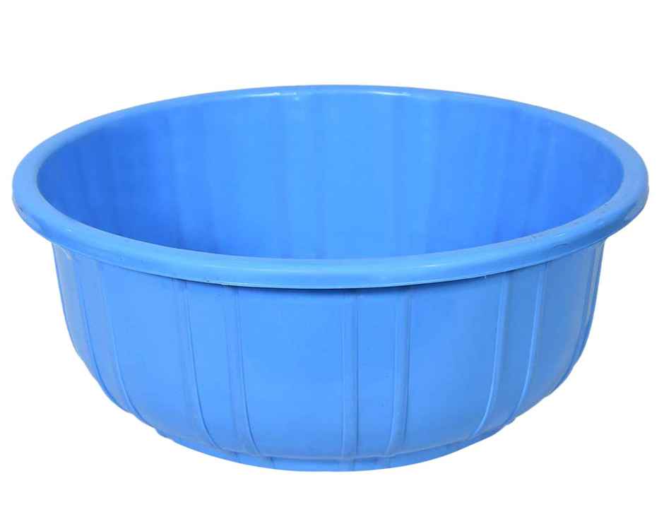 Kuber Industries Plastic 40 L Bath/Washing Tub | Multipurpose & Unbreakable | Blue