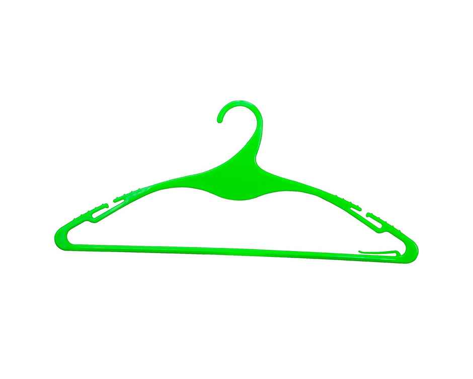 Happy To Hang Swan 6 Piece Polypropylene Hanger, Green And Red