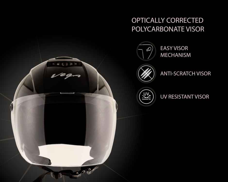 Vega Aster Dx Black Helmet-L