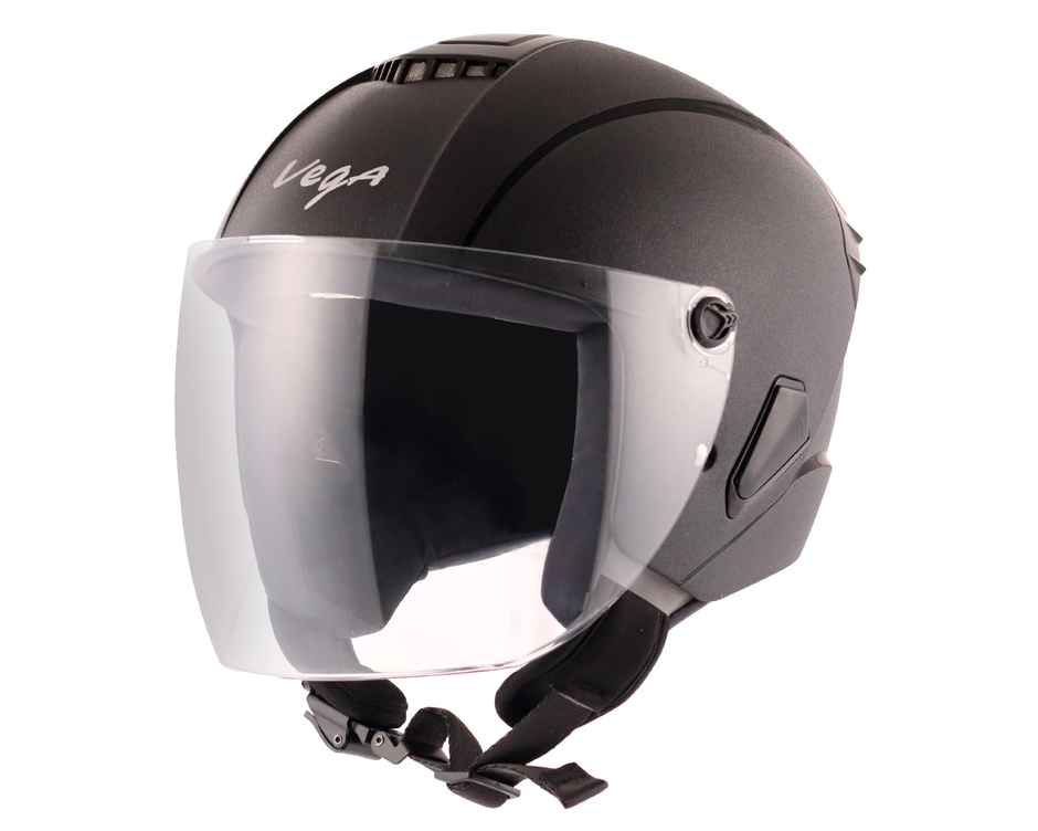 Vega Aster Dx Black Open Face Helmet-M