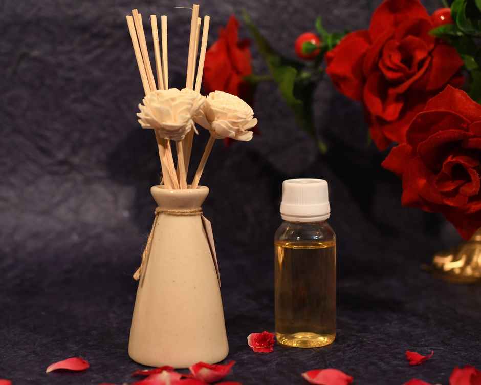 Samsidhi Reed Lavender Oil Diffuser Set