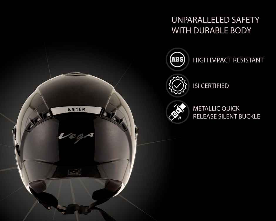 Vega Aster Dx Black Helmet-L