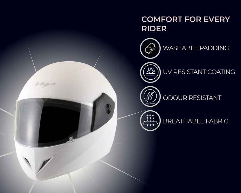 Vega Cliff White Helmet-M