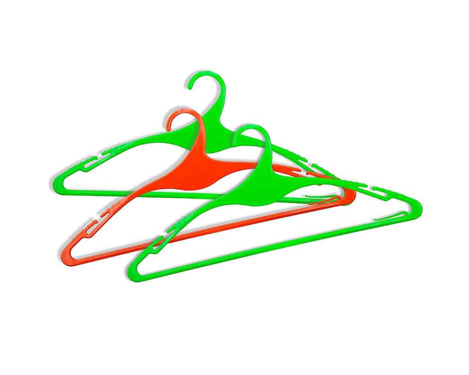 Happy To Hang Swan 6 Piece Polypropylene Hanger, Green And Red
