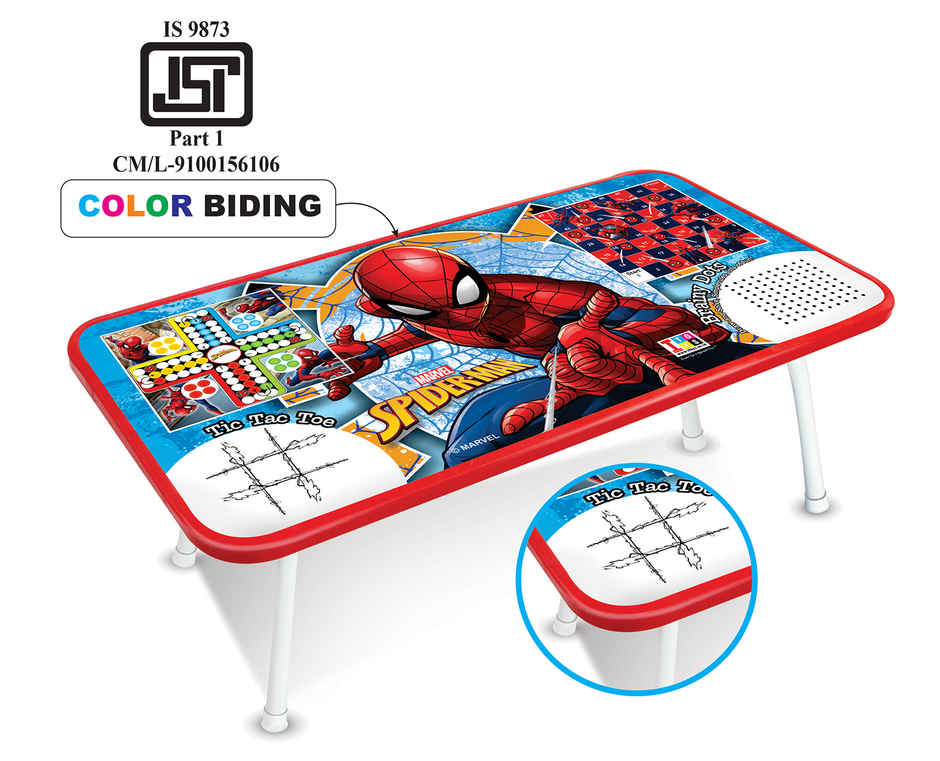 ITOYS Spiderman Foldable Ludo Kids Table