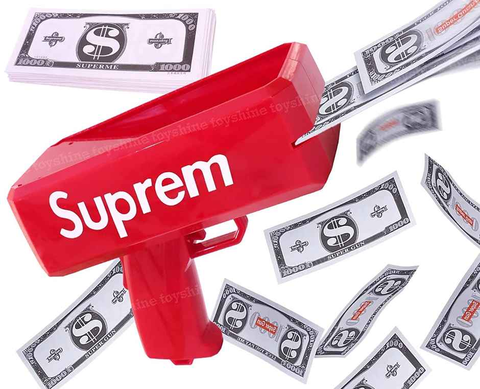 Toyshine Money Spray/Shooter Gun