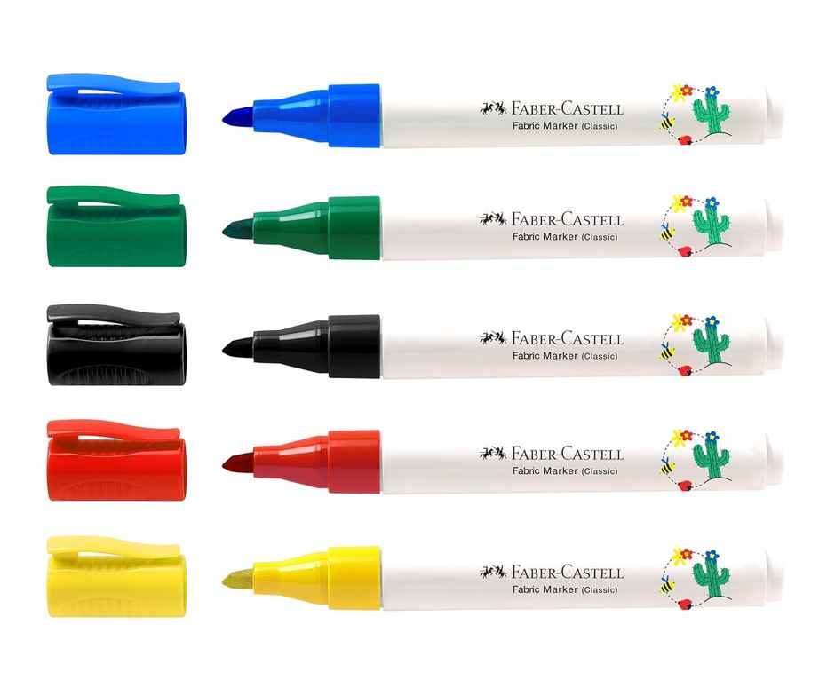 Faber-Castell Creative Studio Fabric Marker | Classic Set