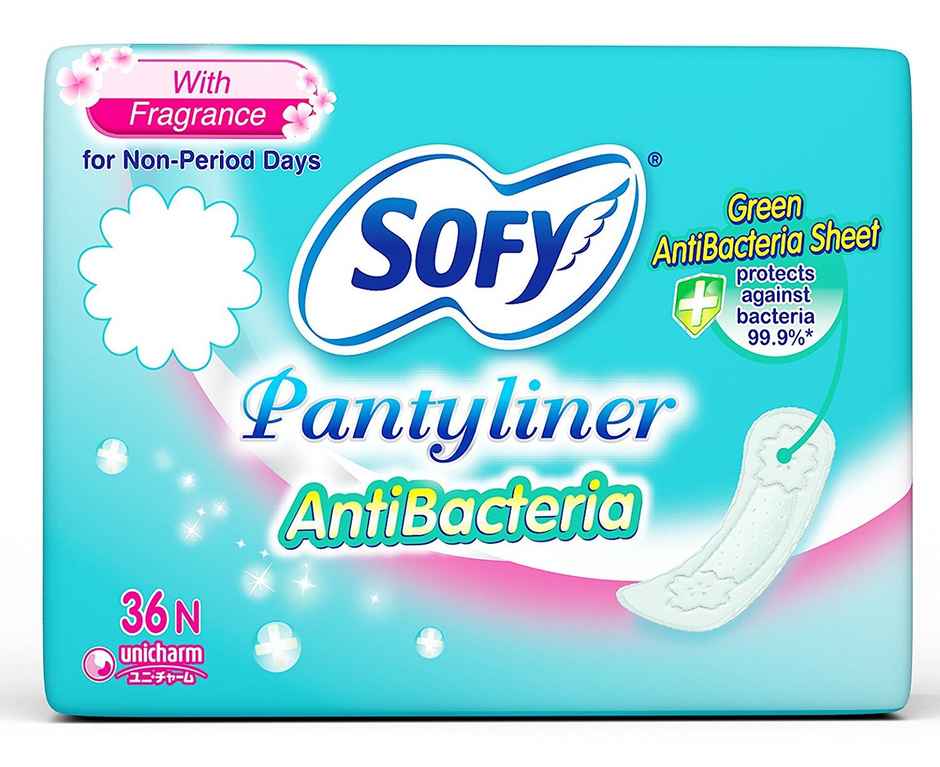 Sofy Antibacteria Women Panty liners | Ultra Thin | Prevents Spotting