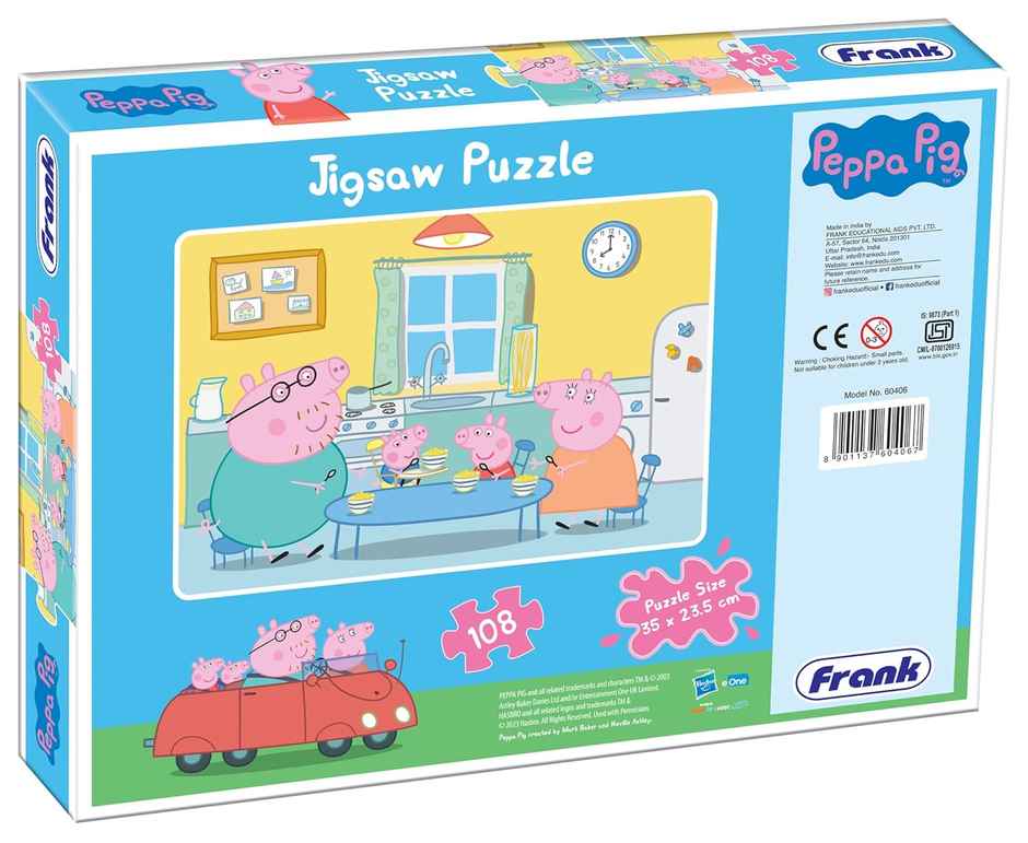 Frank Peppa Pig - 108 Pieces Jigsaw Puzzle