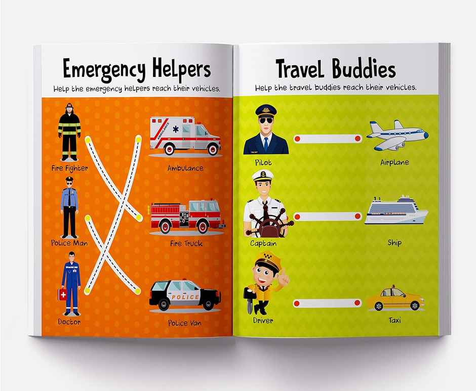 My First Book Of Patterns Pencil Control: Patterns Practice Book For Kids (Pattern Writing)