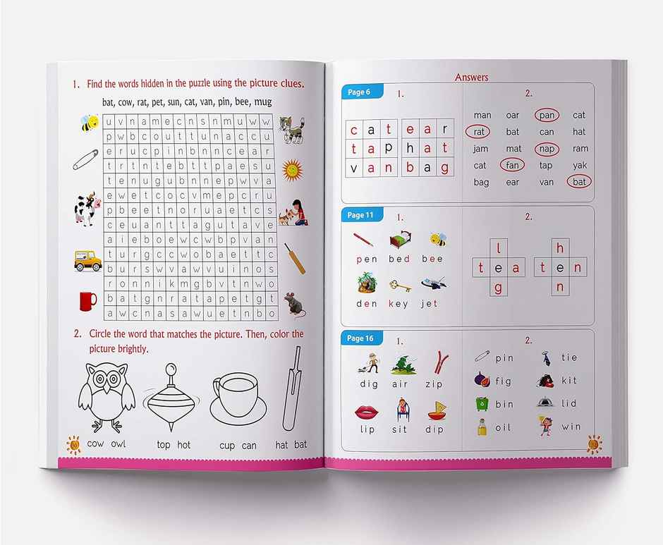 My First 3 Letter Words - Tracing and Activity Book