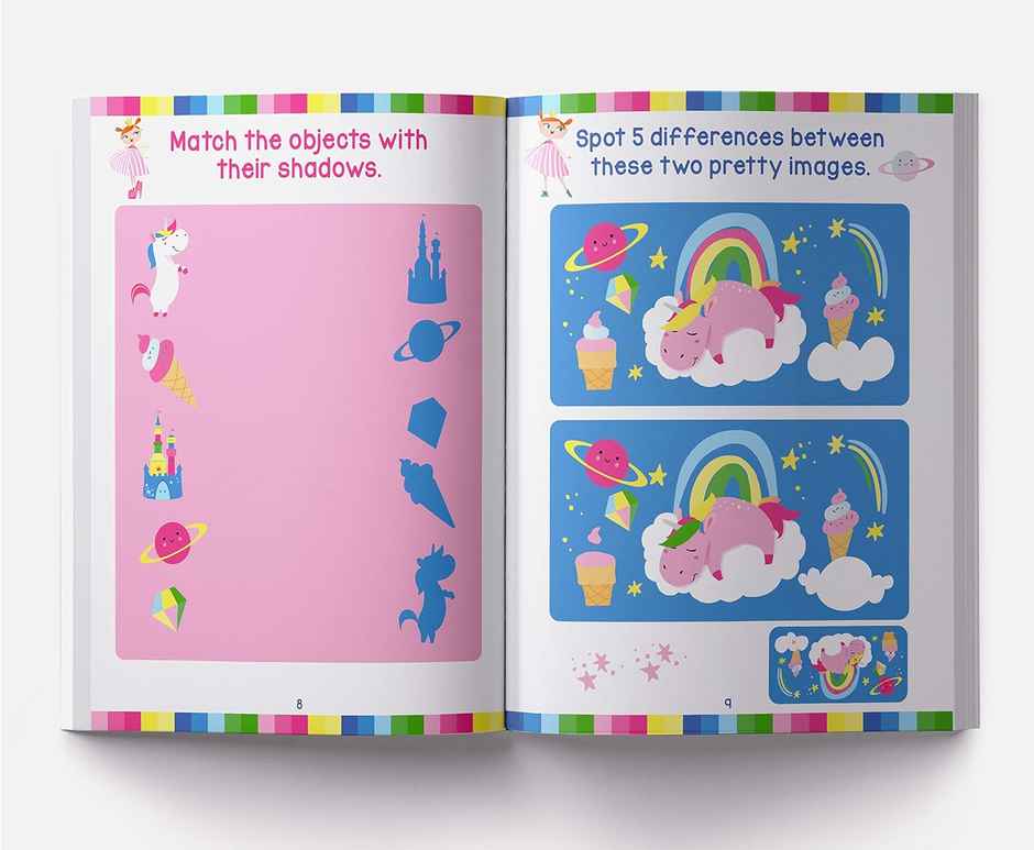 Dream Like A Unicorn - Reusable Wipe And Clean Activity Book: With 15 Wipe And Clean Sheets
