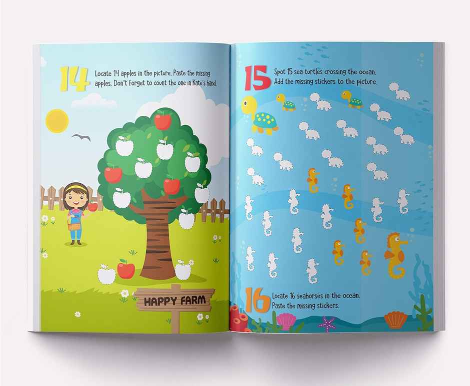 My First Numbers Sticker Book- Exciting Sticker Book with 100 Stickers