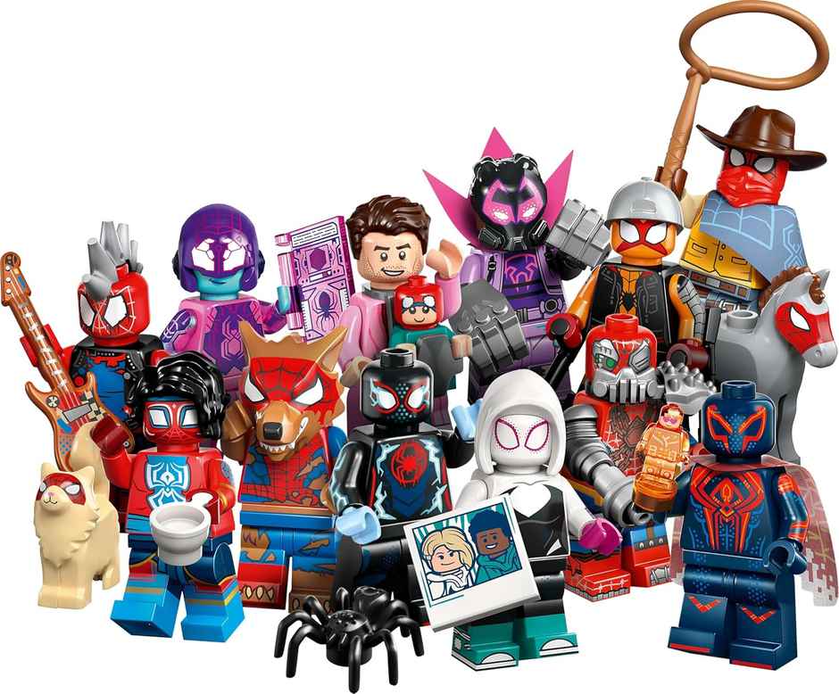 LEGO Minifigures SpiderMan Across The Spider Verse 71050 Minifigures Building Toys