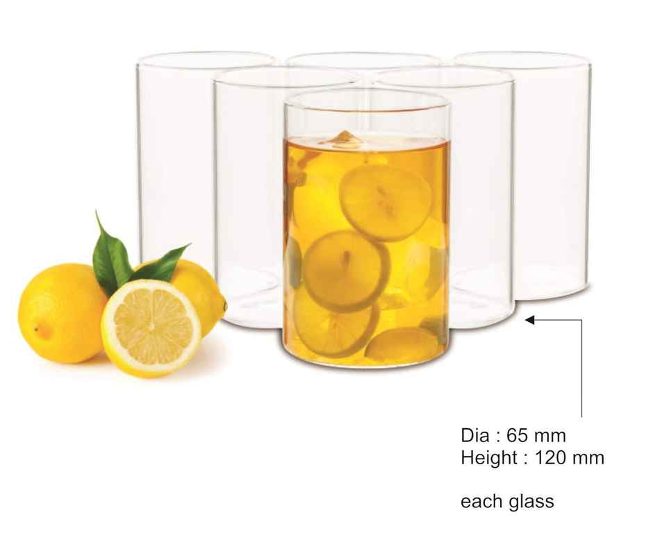 SignoraWare Ilusion Glass Big (Set/6) 1902Clear