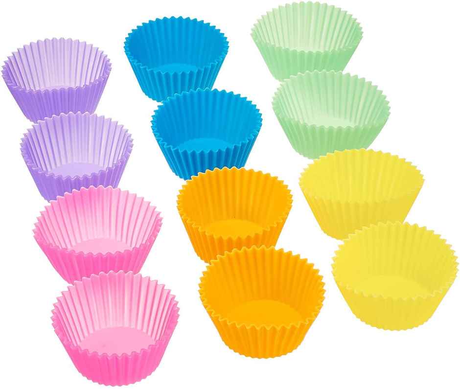 Soham Housewares Muffin Silicone Mould | Multicolour
