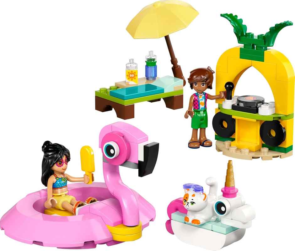 LEGO Friends Unicorn & Flamingo Pool Party Toy Building Set 42658 Building Blocks Toys