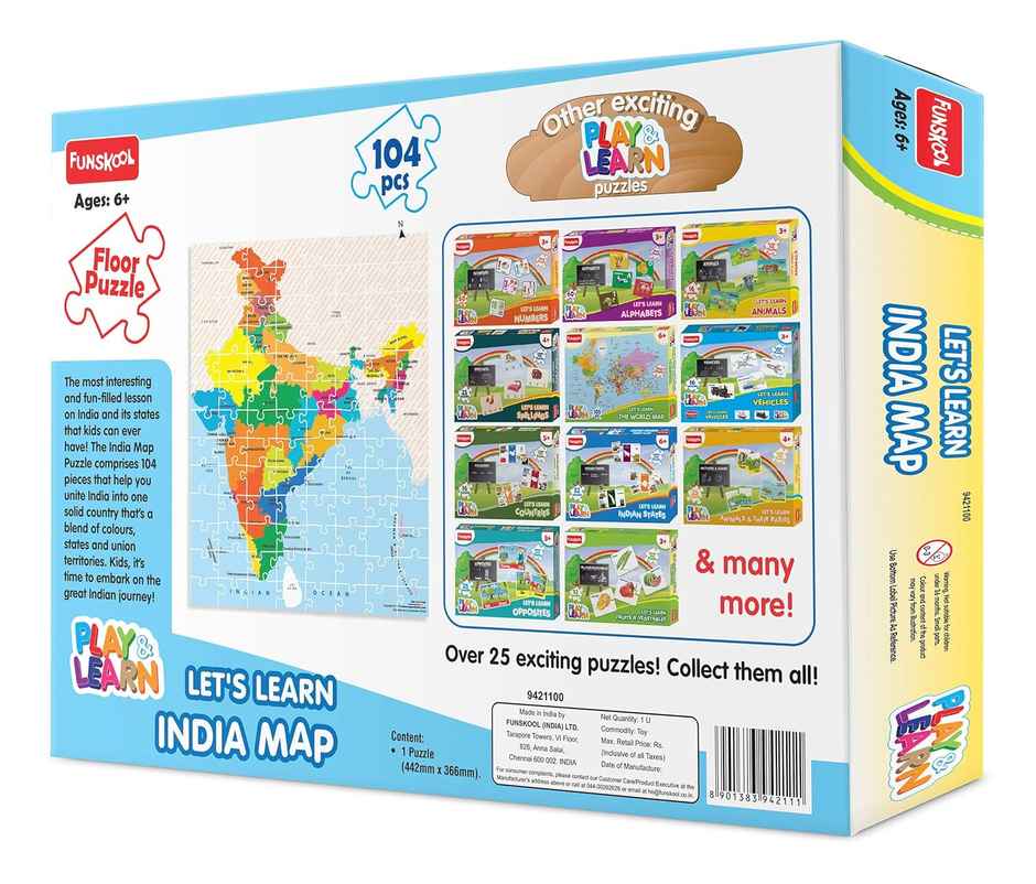 Funskool India Map Puzzles
