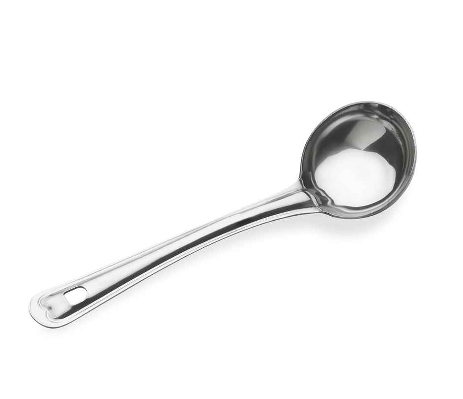 Crystal Stainless Steel Ladle Silver