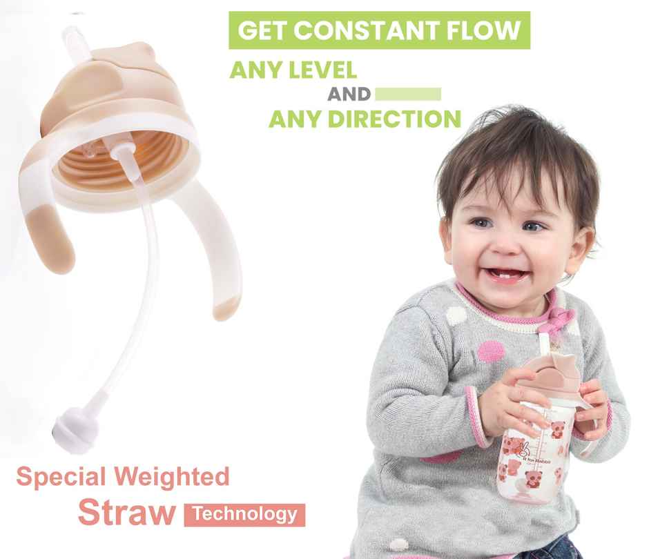 R for Rabbit Premium Bubble Baby Sipper (300ml Yellow)