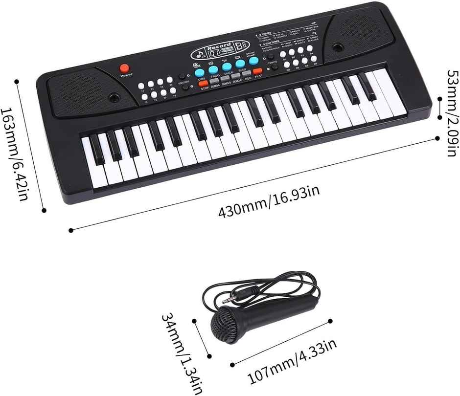 Storio 37 Keys Piano Keyboard for Kids | Musical Learning Toy