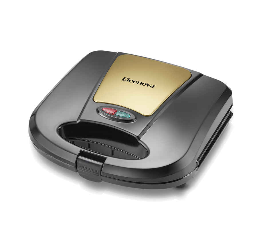 Eleenova Crown Sandwich Maker with Fixed Grill Plates