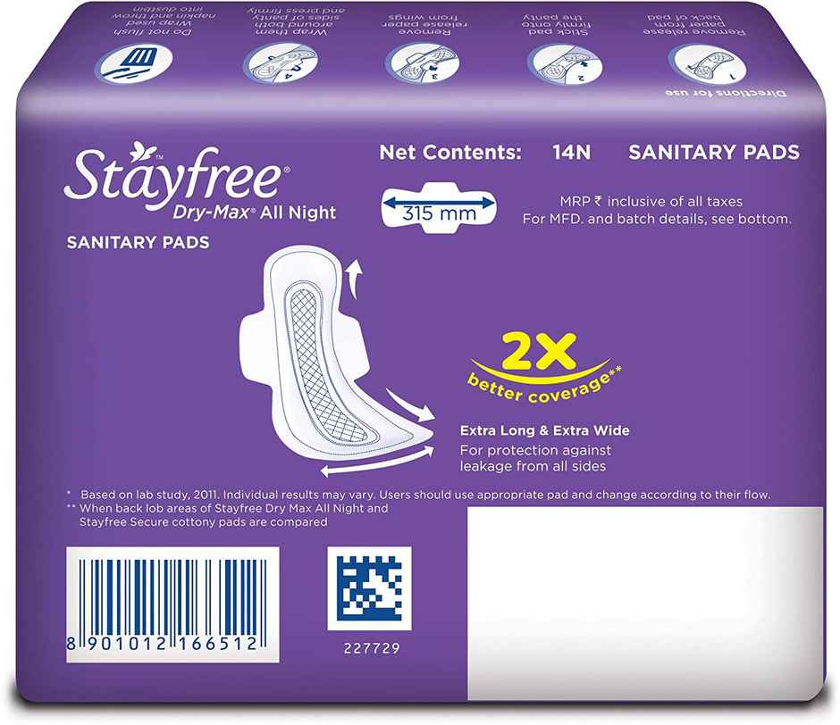 Stayfree Ultra Dry Max XXL Sanitary Pads
