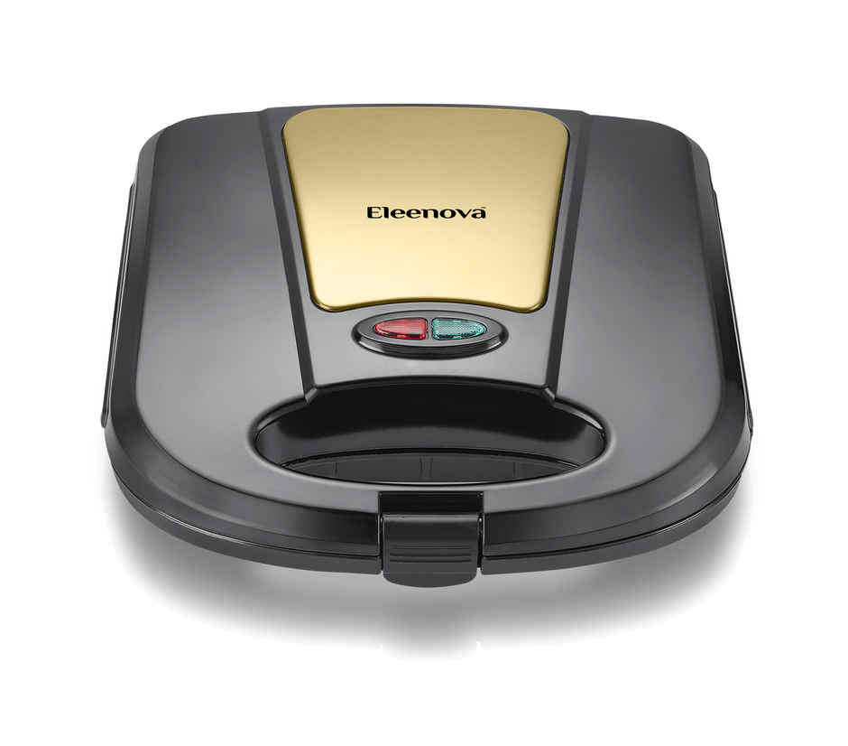Eleenova Crown Sandwich Maker with Fixed Grill Plates