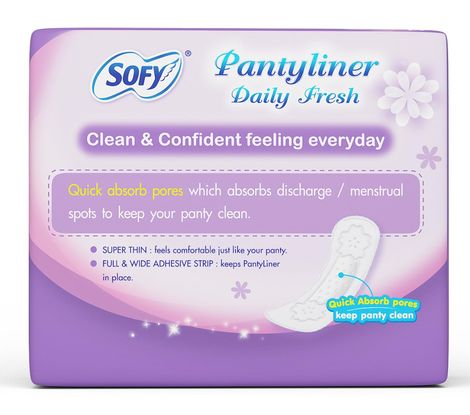 Sofy Daily Fresh | Women Pantyliners | Ultra Thin | Prevents Spotting