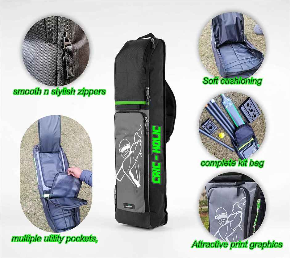 Jaspo Cric Holic Cricket Kit For Adults And Kids 11 Peice
