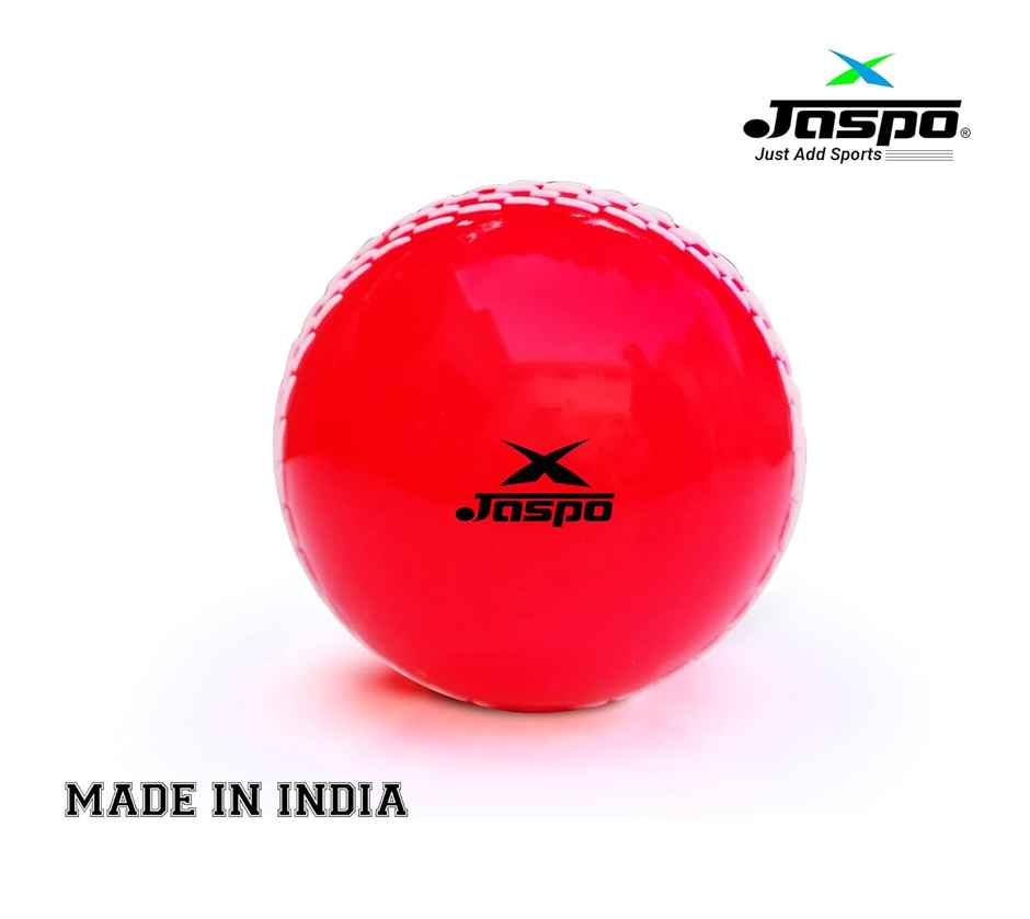 Jaspo Synthetic Rubber T-20 Plus Practice Cricket Ball/Wind Balls(Pack Of 6) - Red