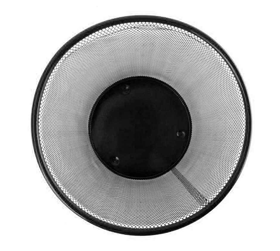 Chrome Mesh Dust Bin | Medium