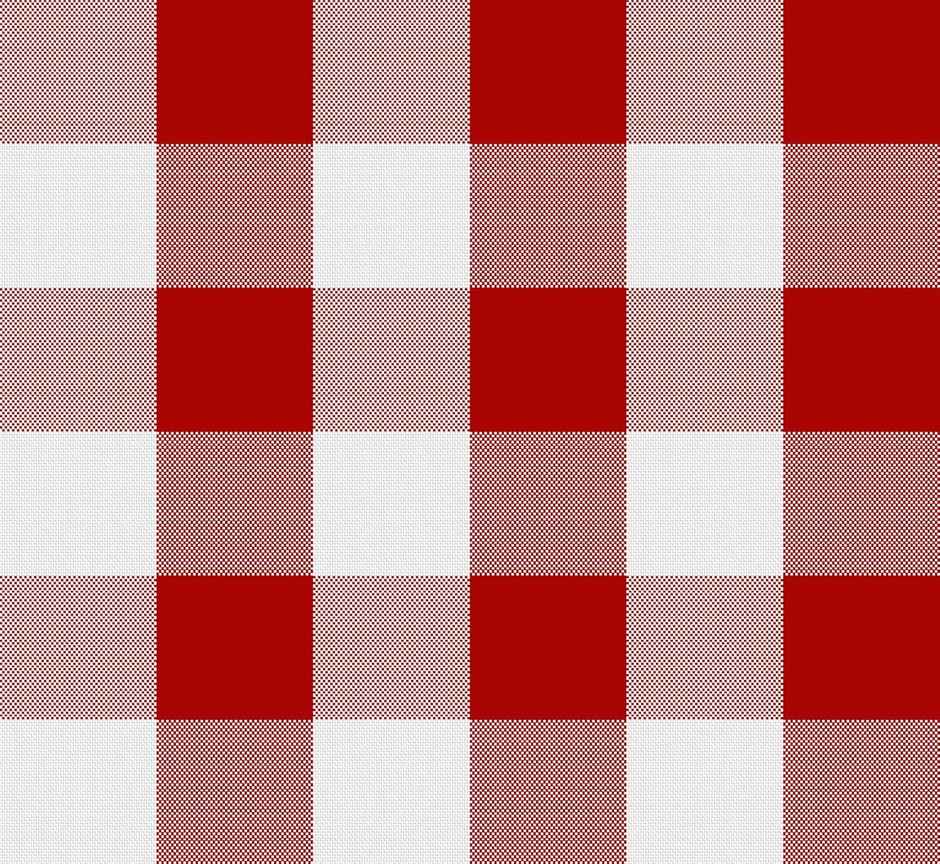 Lushomes Round Table Cloth - Cotton | Red Checks | 40 inch