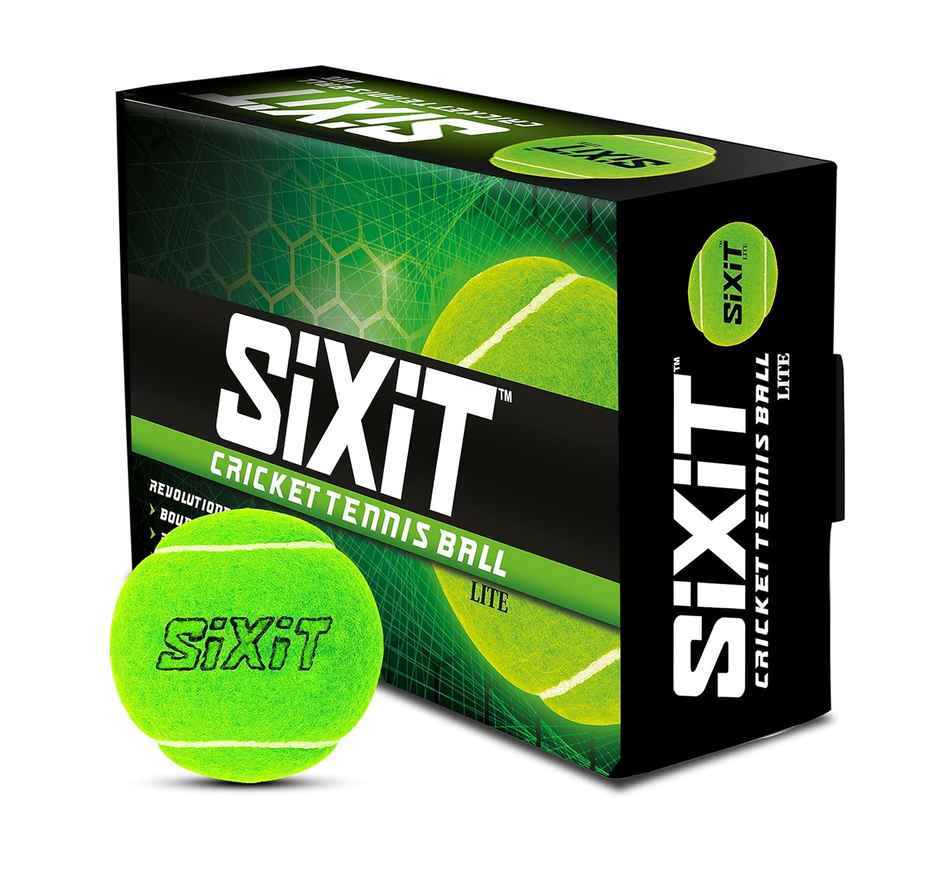 Sixit Lite Cricket Tennis Ball | Green