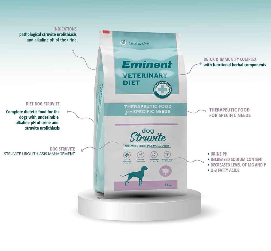 Eminent Veterinary Diet Struvite Dry Food For All Breed Dogs