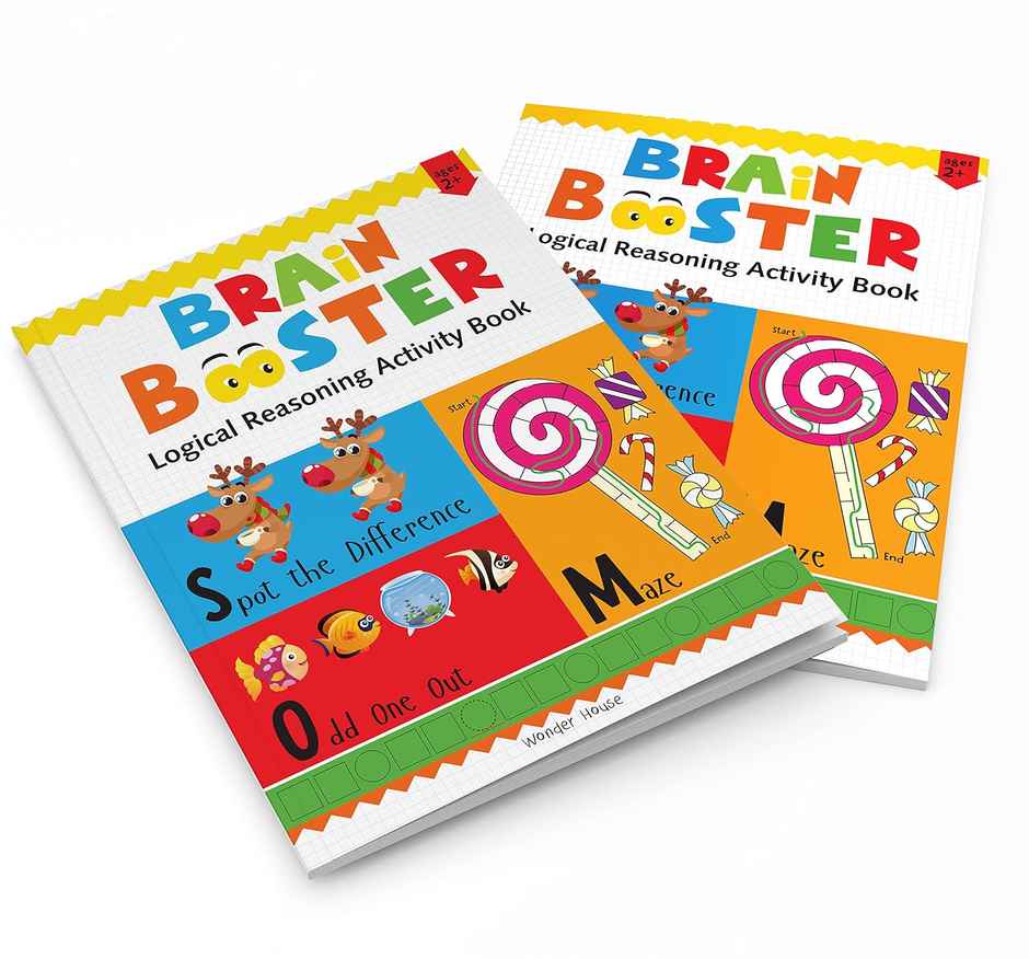 Preschool Activity Book- Brain Booster - Logical Reasoning Activity Book for Kids
