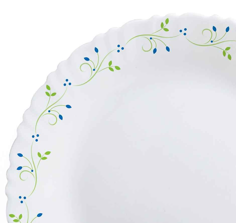 Cello Opalware Dazzle Series Tropical Lagoon Dinner Set | | Set Of 13, White