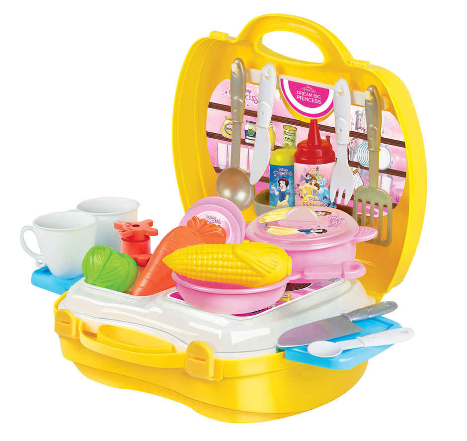 ITOYS Disney Princess Suitcase Kitchen Play Set
