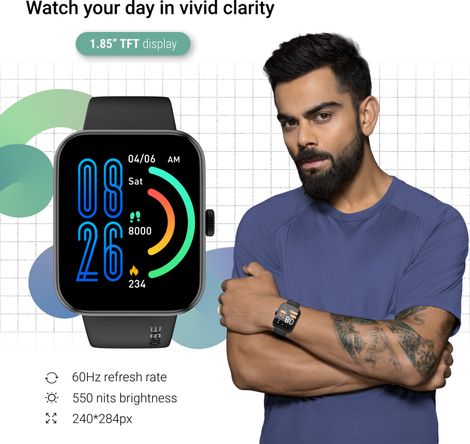 Noise ColorFit Loop Smartwatch | Jet Black