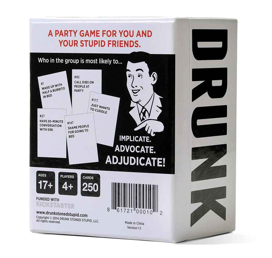 Awestuffs Drunk Stoned OR Stupid Party Game Adult Humor Card Games