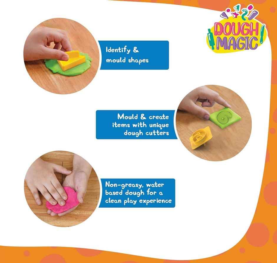 WinMagic Toys Dough Magic Mould N' Shape With Peppa  Dough Playset