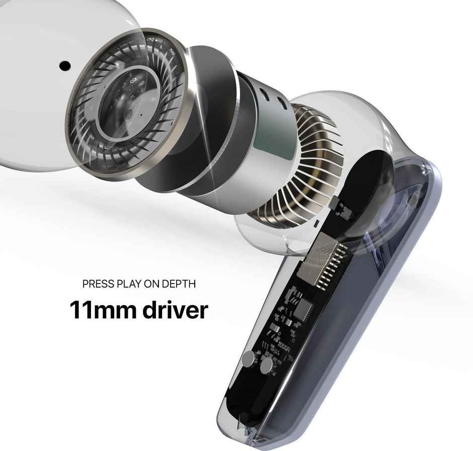 Noise Buds F1 50H Playtime 4 Mic ENC 11mm Driver Low latency Headphones | True Purple